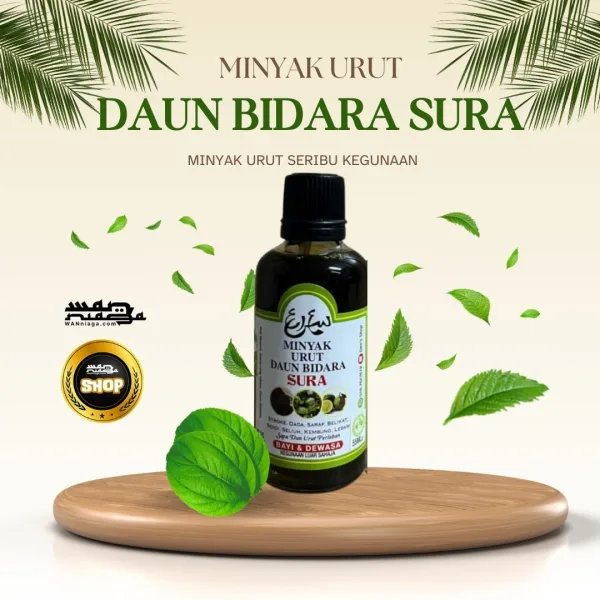 Minyak Urut Daun Bidara SURA - Kemuning Hitam ORI